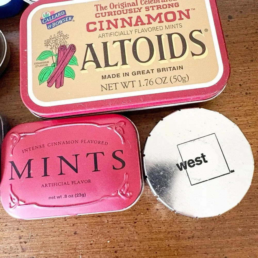 Lot Of Mint Tins Altoids Everest Web Fuel For Crafting Advertising